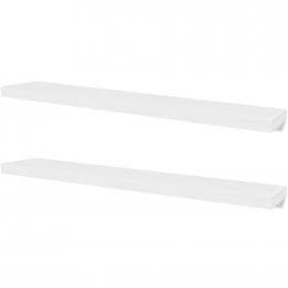 Wall Shelves 4 Pcs White 120 Cm