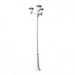 Garden Lamp Post White 215 Cm