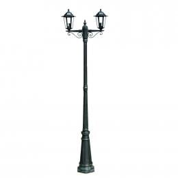 Garden Lamp Post Dark Green 215 Cm