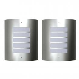 2 Stainless Steel Waterproof Wall Lights 60w