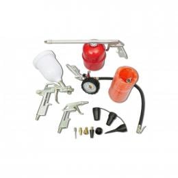 Air Tool Set Kit Spray Paint Gun For Compressor
