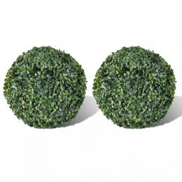 Boxwood Ball Artificial Leaf Topiary Ball 27 Cm 2 Pcs