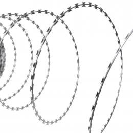 Nato Razor Wire Helical Wire Roll Galvanised Steel 100 M