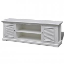 White Wooden Tv Stand