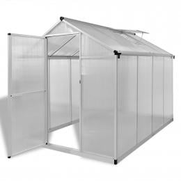 Reinforced Aluminium Greenhouse With Base Frame 4.6 M