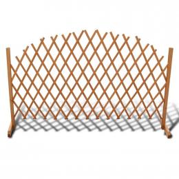 Trellis Fence Solid Wood 180x100 Cm