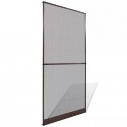 Brown Hinged Insect Screen For Doors 100 X 215 Cm