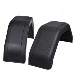 2x Mudguard For Trailer Wheels 200 X 680 Mm