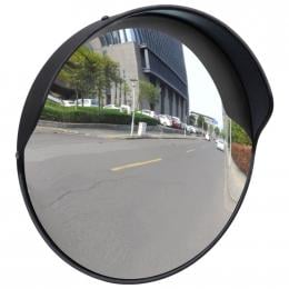 Convex Traffic Mirror Pc Plastic Black 30 Cm Outdoor
