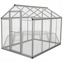 Outdoor Aviary Aluminium 178x242x192 Cm