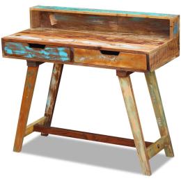 Desk Solid Reclaimed Wood- Brown