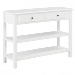 Sideboard White 110x35x80 Cm Mdf