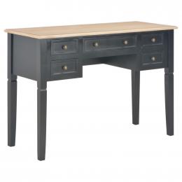 Writing Desk Black 109.5x45x77.5 Cm Wood