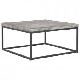 Coffee Table 75x75x38 Cm Concrete Look