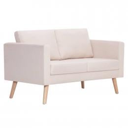 2-seater Sofa Fabric Cream