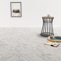 Self-adhesive PVC Flooring Planks 5.11 White Marble