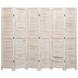 6-panel Room Divider 210x165 Cm Wood