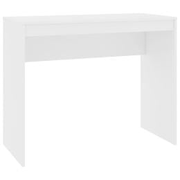 Desk White 90x40x72 Cm Chipboard