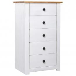 Sideboard White 46x40x89 Cm Pine Panama Range