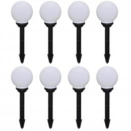 Outdoor Pathway Lamps 8 Pcs Led 15 Cm With Ground Spike