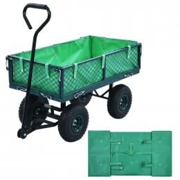Garden Cart Liner Green Fabric 86 x 46 x 22 cm
