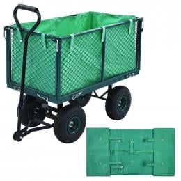 Garden Cart Liner Green Fabric 86 x 46 x 41 cm