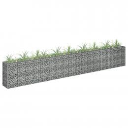 Gabion Raised Bed Galvanised Steel 360x30x60cm