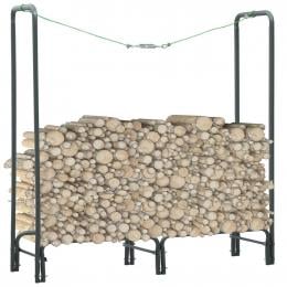 Firewood Rack Anthracite 120x35x120 Cm Steel
