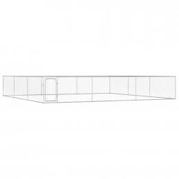 Outdoor Dog Kennel Galvanised Steel 6x6x1 M