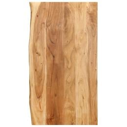 Bathroom Vanity Top Solid Acacia Wood 100x55x2.5 Cm