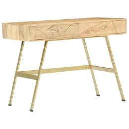Writing Desk With Drawers 100x55x75 Cm Solid Mango Wood