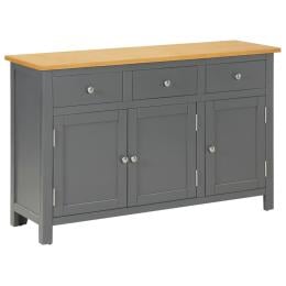 Sideboard 110x33.5x70 Cm Solid Wood