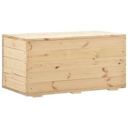 Storage Box 100x54x50.7 Cm Solid Pine Wood
