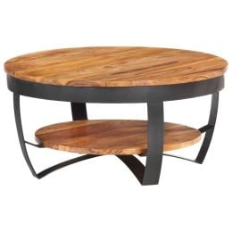 Coffee Table 65x65x32 Cm Solid Acacia Wood