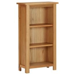 Bookcase 45x22.5x82 Cm Solid Oak Wood