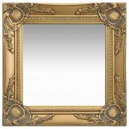 Wall Mirror Baroque Style 40x40cm Gold