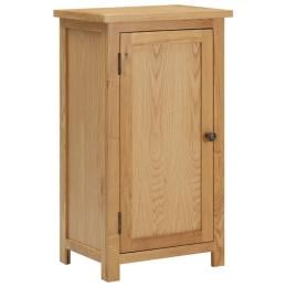 Cupboard 45x32x85 Cm Solid Oak Wood