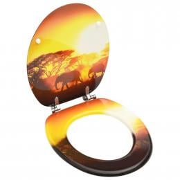 Wc Toilet Seat With Lid Mdf Savanne Design