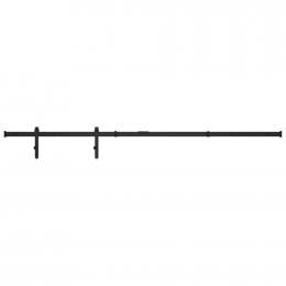 Mini Sliding Barn Door Kit Carbon Steel 183 Cm