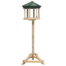 Standing Bird Feeder Solid Firwood 33 x 106cm