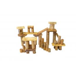 Bamboo building set 50 pcs