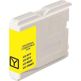 Suit Brother. LC37 LC57 Yellow Compatible Inkjet Cartridge