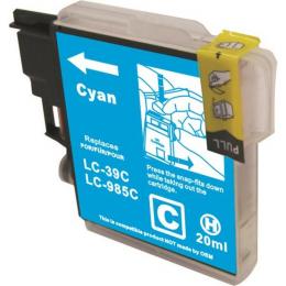 Suit Brother. LC39 Compatible Cyan Cartridge
