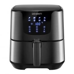 Air Fryer 7L LCD Fryers Oven Airfryer Kitchen  Cooker Stainless Steel