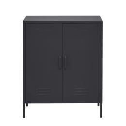 Buffet Sideboard Locker Metal Storage Cabinet - Sweetheart Charcoal