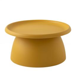In Coffee Table Mushroom Nordic Round Large Side Table 70CM Yellow