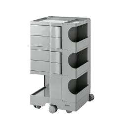 Bedside Table Nightstand Organizer Replica Boby Trolley 5Tier Grey