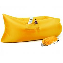 Wallaroo Inflatable Air Bed Lounge Sofa - Yellow