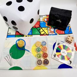 2 In 1 Giant Snakes Ladders And Twister 1.5 Mat
