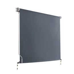 Outdoor Blind Privacy Screen Roll Down Awning Canopy Window 1.5x2.5m